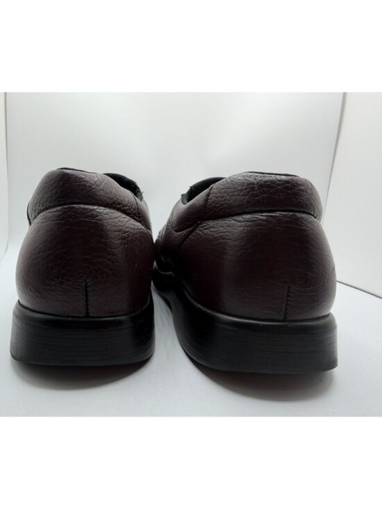 SAS Side Gore Cordovan Loafers Mens Size 12WW Burgundy Casual Slip On Shoes main image 7